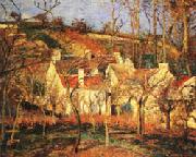 Camille Pissarro Red Roofs1 Village Corner oil painting reproduction